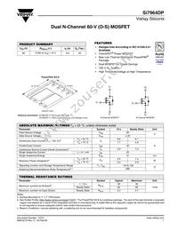 SI7964DP-T1-GE3 Datasheet Cover