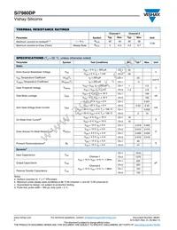 SI7980DP-T1-E3 Datasheet Page 2