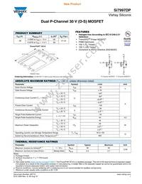 SI7997DP-T1-GE3 Datasheet Cover