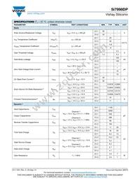 SI7998DP-T1-GE3 Datasheet Page 2