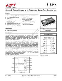 SI8244CB-C-IS1R Datasheet Cover