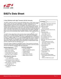 SI8274GB4D-IM Datasheet Cover