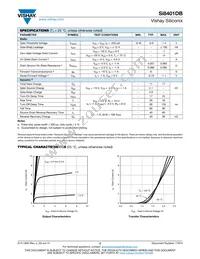 SI8401DB-T1-E3 Datasheet Page 2