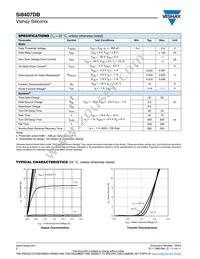 SI8407DB-T2-E1 Datasheet Page 2