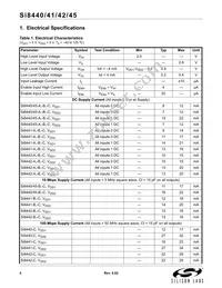 SI8445-B-IS Datasheet Page 4