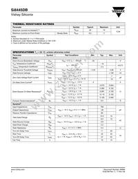 SI8445DB-T2-E1 Datasheet Page 2