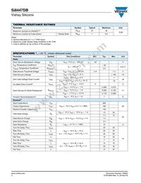 SI8447DB-T2-E1 Datasheet Page 2