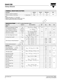 SI8451DB-T2-E1 Datasheet Page 2