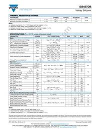SI8457DB-T1-E1 Datasheet Page 2