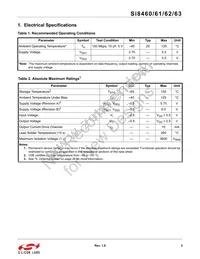 SI8460BB-A-IS1 Datasheet Page 3