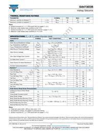 SI8473EDB-T1-E1 Datasheet Page 2