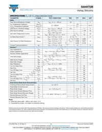 SI8497DB-T2-E1 Datasheet Page 2