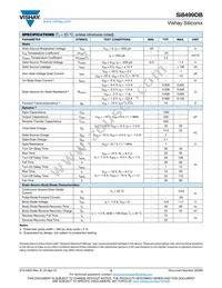 SI8499DB-T2-E1 Datasheet Page 2