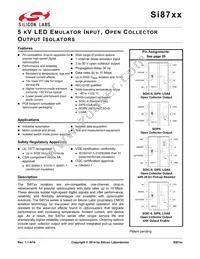SI8712CD-B-IMR Datasheet Cover