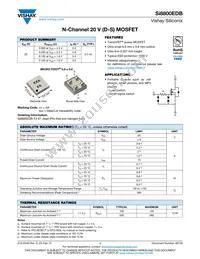 SI8800EDB-T2-E1 Datasheet Cover