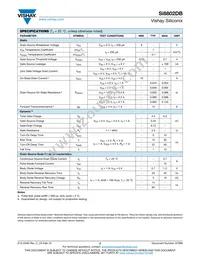 SI8802DB-T2-E1 Datasheet Page 2