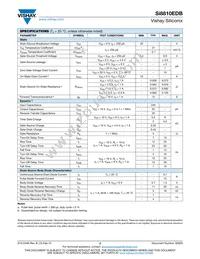 SI8810EDB-T2-E1 Datasheet Page 2