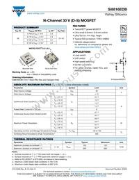 SI8816EDB-T2-E1 Datasheet Cover
