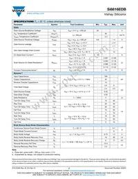 SI8816EDB-T2-E1 Datasheet Page 2