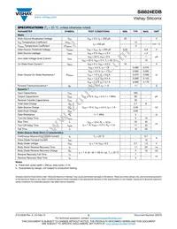 SI8824EDB-T2-E1 Datasheet Page 2