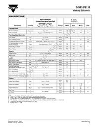 SI9110DY-T1-E3 Datasheet Page 3