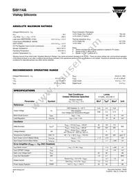 SI9114ADY-T1-E3 Datasheet Page 2