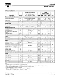 SI9120DY-T1-E3 Datasheet Page 3