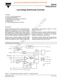 SI9145BY-T1-E3 Datasheet Cover