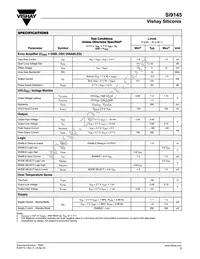 SI9145BY-T1-E3 Datasheet Page 3