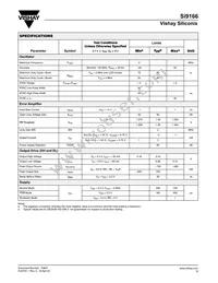 SI9166BQ-T1-E3 Datasheet Page 3