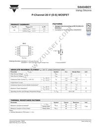 SI9434BDY-T1-GE3 Datasheet Cover