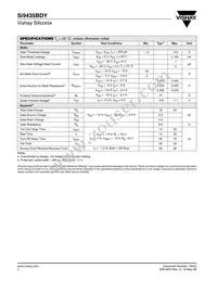 SI9435BDY-T1-GE3 Datasheet Page 2
