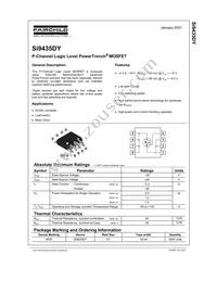 SI9435DY Datasheet Cover