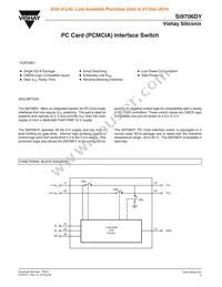 SI9706DY-T1-E3 Datasheet Cover