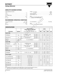 SI9706DY-T1-E3 Datasheet Page 2