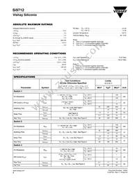 SI9712DY-T1-E3 Datasheet Page 2