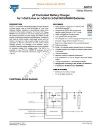 SI9731DQ-T1-E3 Datasheet Cover