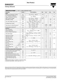 SI9933CDY-T1-E3 Datasheet Page 2