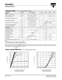 SI9936BDY-T1-E3 Datasheet Page 2