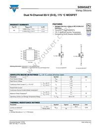 SI9945AEY-T1 Datasheet Cover