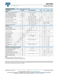 SIA110DJ-T1-GE3 Datasheet Page 2