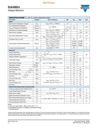 SIA406DJ-T1-GE3 Datasheet Page 2