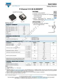 SIA413ADJ-T1-GE3 Datasheet Cover