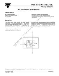 SIA413DJ-T1-GE3 Datasheet Cover