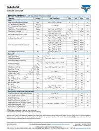 SIA414DJ-T1-GE3 Datasheet Page 2