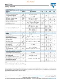 SIA427DJ-T1-GE3 Datasheet Page 2