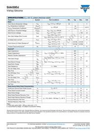 SIA430DJ-T1-GE3 Datasheet Page 2