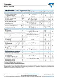 SIA430DJ-T4-GE3 Datasheet Page 2
