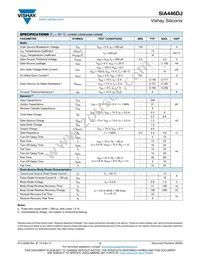 SIA446DJ-T1-GE3 Datasheet Page 2