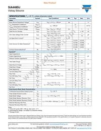 SIA448DJ-T1-GE3 Datasheet Page 2